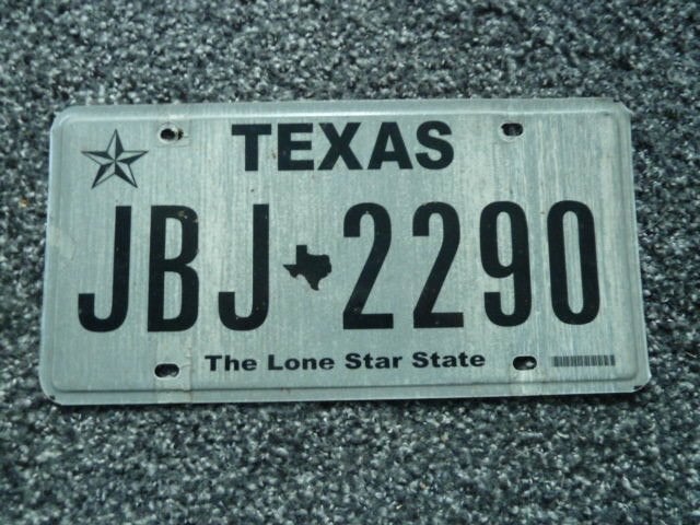 Kentekenplaat licenseplate Texas Lone Star 2 USA, Verzamelen, Verzenden, Gebruikt, Auto's