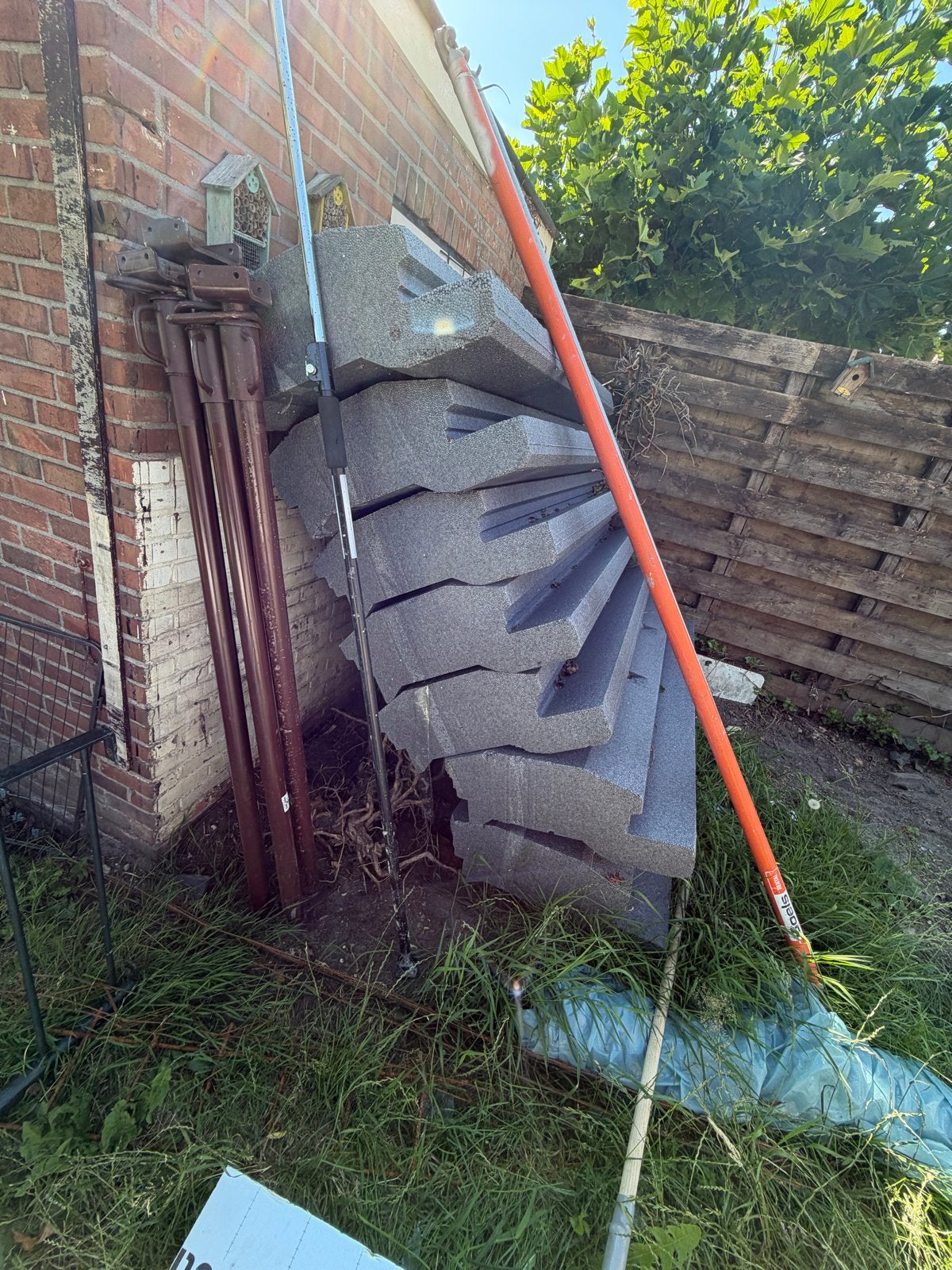 Broodjes vloerisolatie piepschuim, Ophalen, Gebruikt, 15 m² of meer, Vloerisolatie