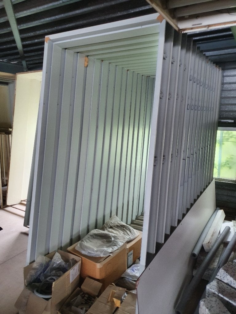 Nieuwe stalen deurkozijnen + scharn tbv stompe deur 93x211,5, Deurkozijn, Nieuw, 150 tot 225 cm, Metaal