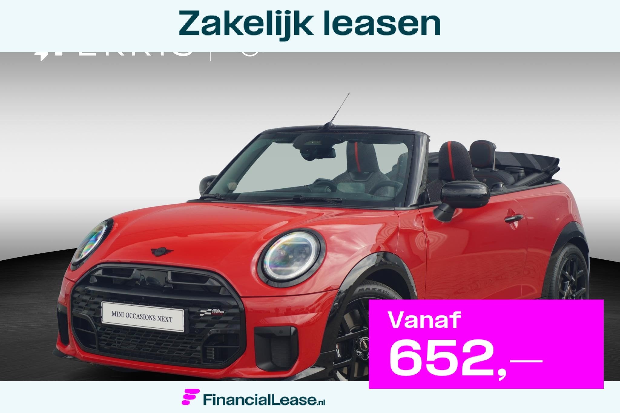 MINI Cabrio Cooper C | John Cooper Works Uitvoering | Pakket, 1998 cc, Gebruikt, 4 stoelen, 163 pk
