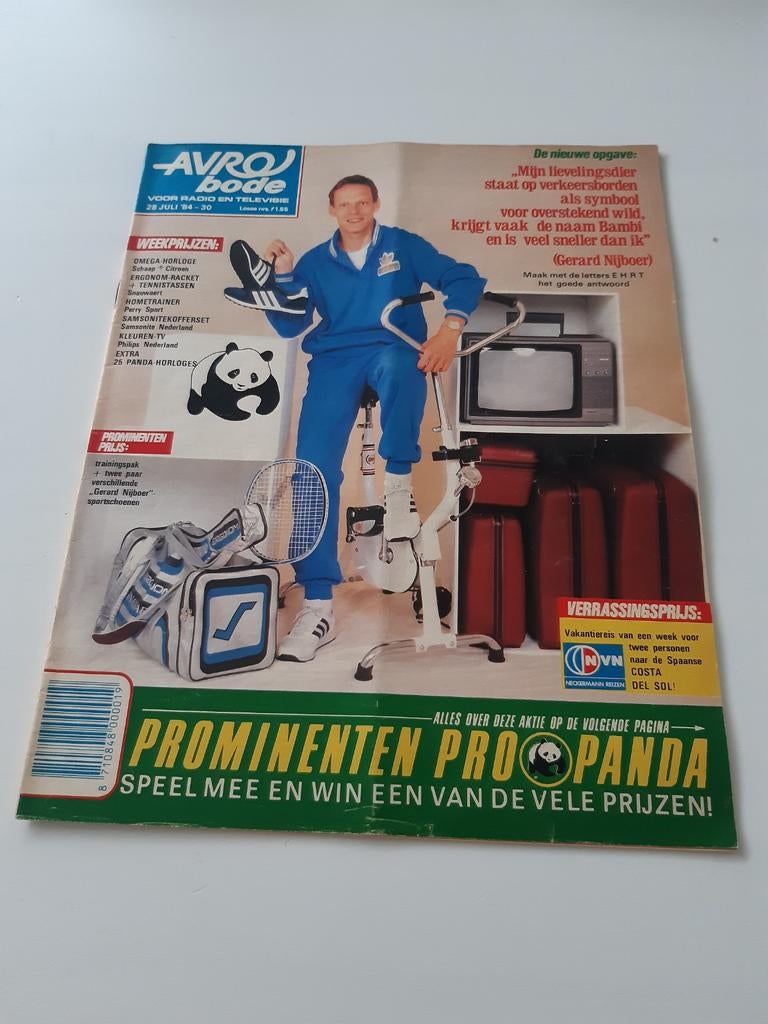 30.Avro Bode 1984. Gerard Nijboer. Carry Tefsen. Gregory Pec, Ophalen of Verzenden, 1980 tot heden, Tijdschrift