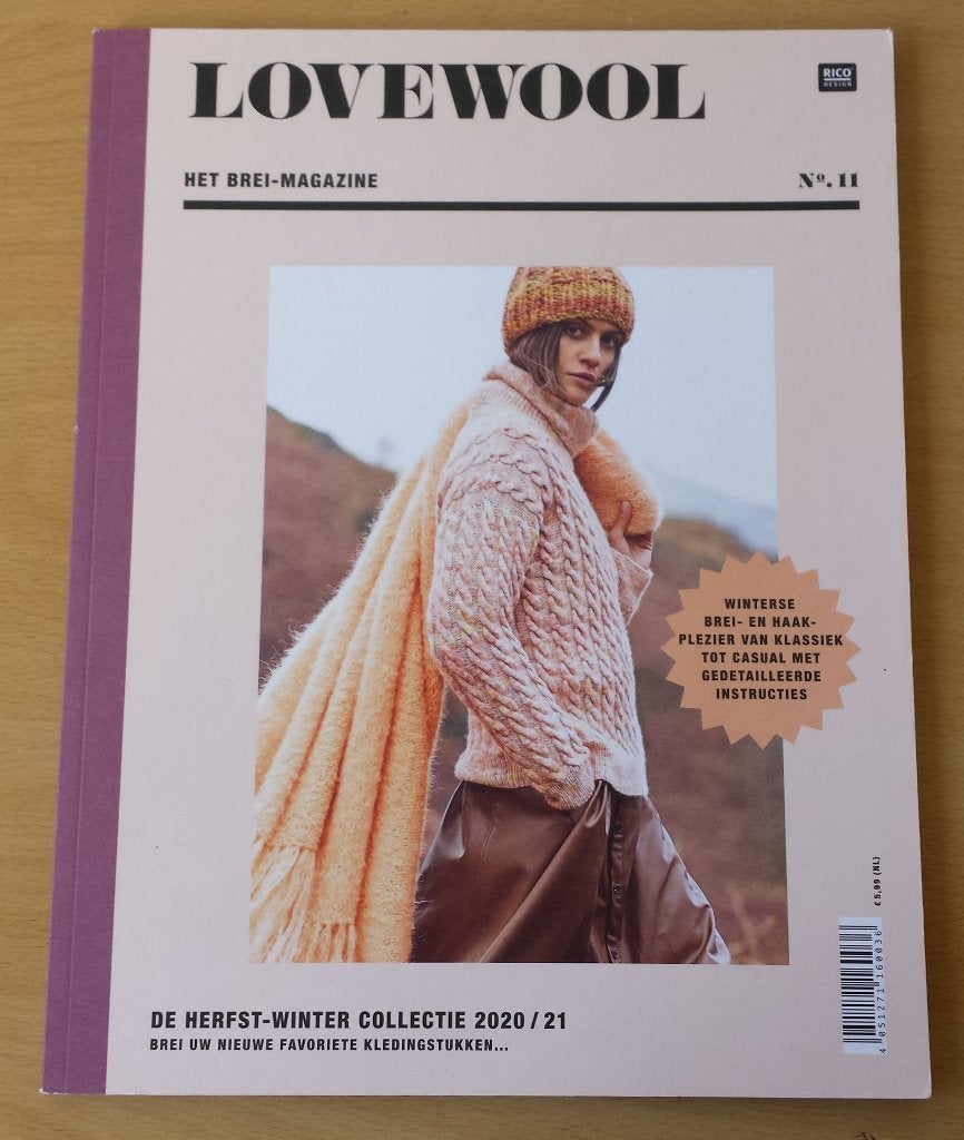 Lovewool nr.11 - Rico Design - Herfst/Winter 2020/21, Gebruikt, Breien of Haken, Ophalen of Verzenden, Rico Design