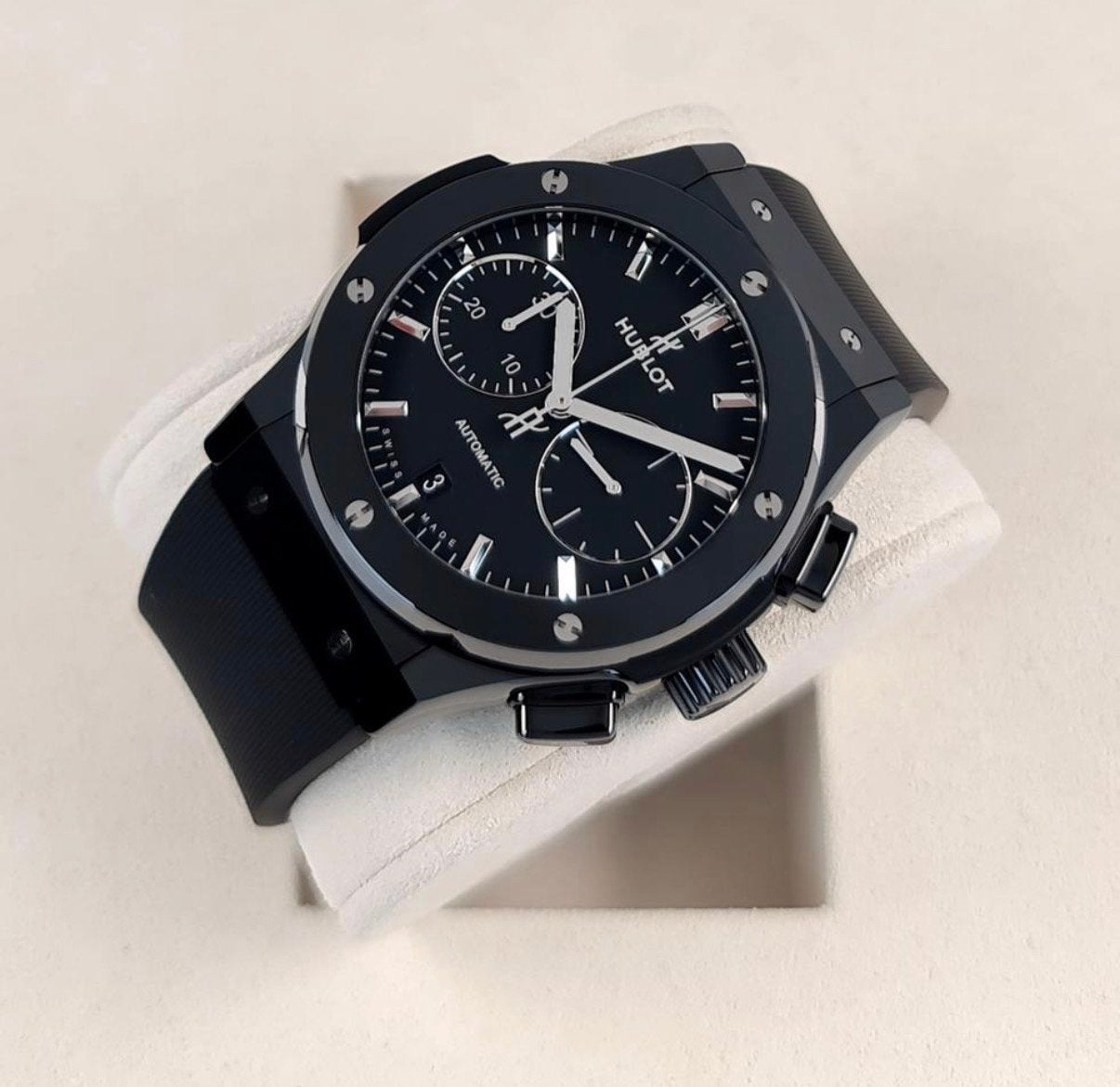 Hublot Classic Fusion "Black Magic" Chronograph 42mm, Overige merken, Overige materialen, Polshorloge, Kunststof