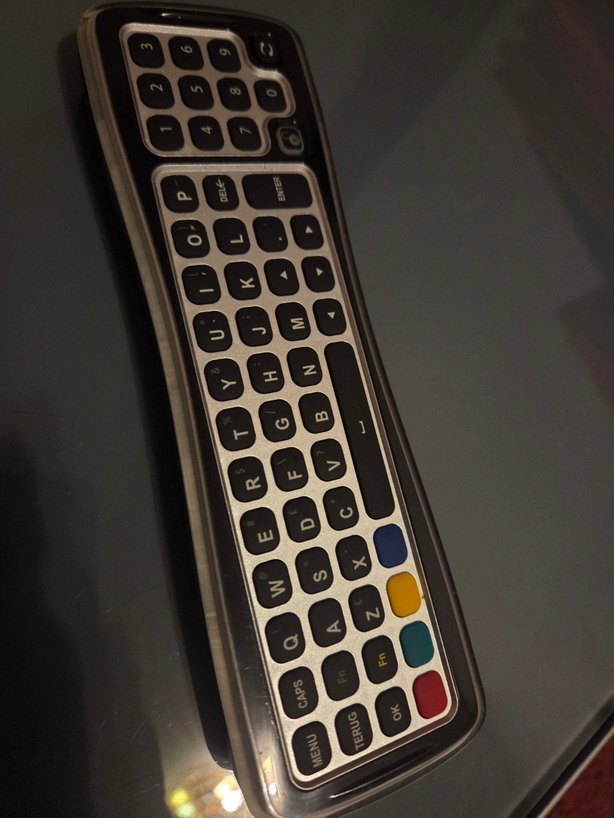 Originele Ziggo Horizon Afstandsbediening met Toetsenbord, Audio, Tv en Foto, Afstandsbedieningen, Ophalen of Verzenden, Gebruikt