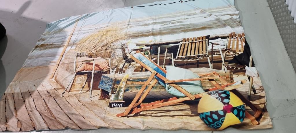 Peesdoek  banner strand, Ophalen of Verzenden