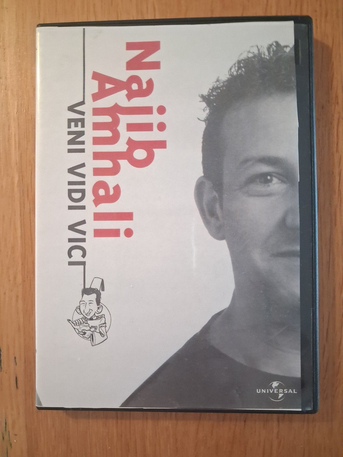 Najib Amhali - Veni Vidi Vici DVD, Alle leeftijden, Ophalen of Verzenden, Gebruikt, Stand-up of Theatershow