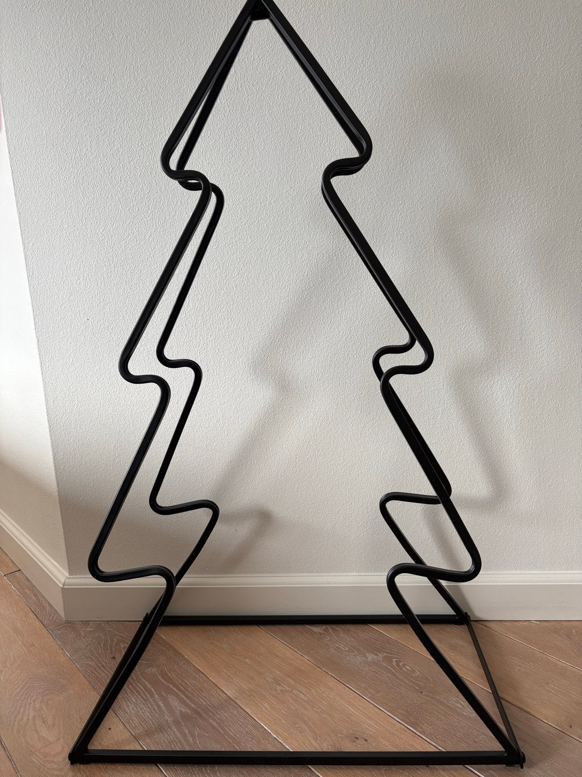 Zwart metalen kerstboom frame, Diversen, Ophalen of Verzenden, Zo goed als nieuw