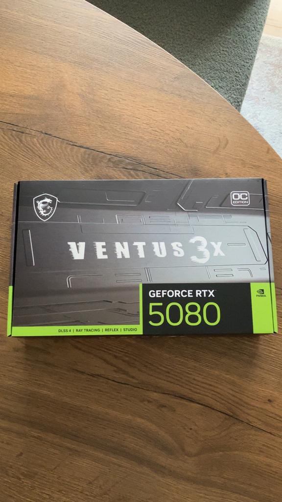 *NIEUW* MSI GeForce RTX 5080 Ventus 16GB videokaart, Overige soorten, Nieuw, Ophalen of Verzenden, HDMI
