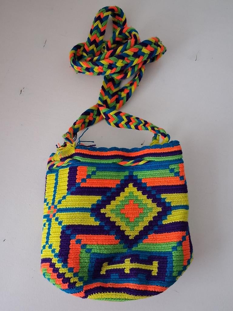 Wayuu mochila tas | Boho | Schoudertas | Strand | Festival, Ophalen of Verzenden, Gebruikt, Overige merken