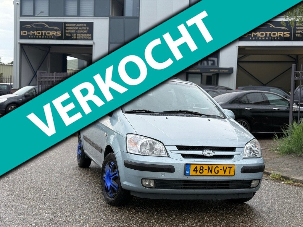 Hyundai Getz 1.3i GLS NAP APK AIRCO DAK, Voorwielaandrijving, 450 kg, 4 cilinders, Bedrijf