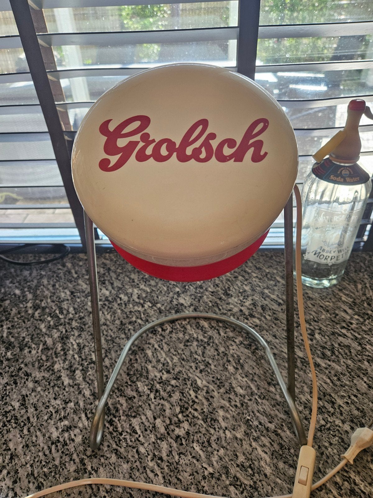Vintage Grolsch Reclame Lamp - Uniek Verzamelobject, Ophalen