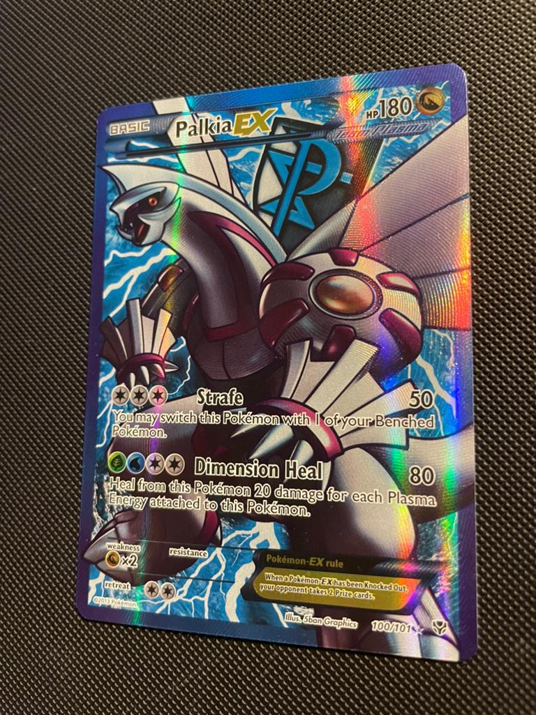 Palkia AX PLB 100 pokemon kaarten, Ophalen of Verzenden, Zo goed als nieuw, Meerdere kaarten
