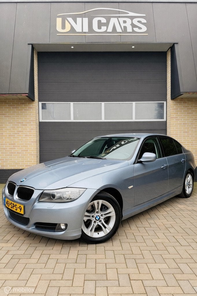 BMW 3-serie 318i 2.0 Corporate Lease|Navi|Cruis|Clima|2011|, Euro 5, Zwart, 4 cilinders, Blauw