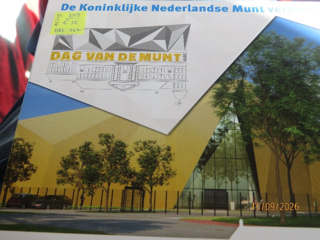 No.249- Koningklijke Nederlandse Munt Verhuist 2019 muntset, Ophalen of Verzenden, Koningin Beatrix, Euro's, Setje