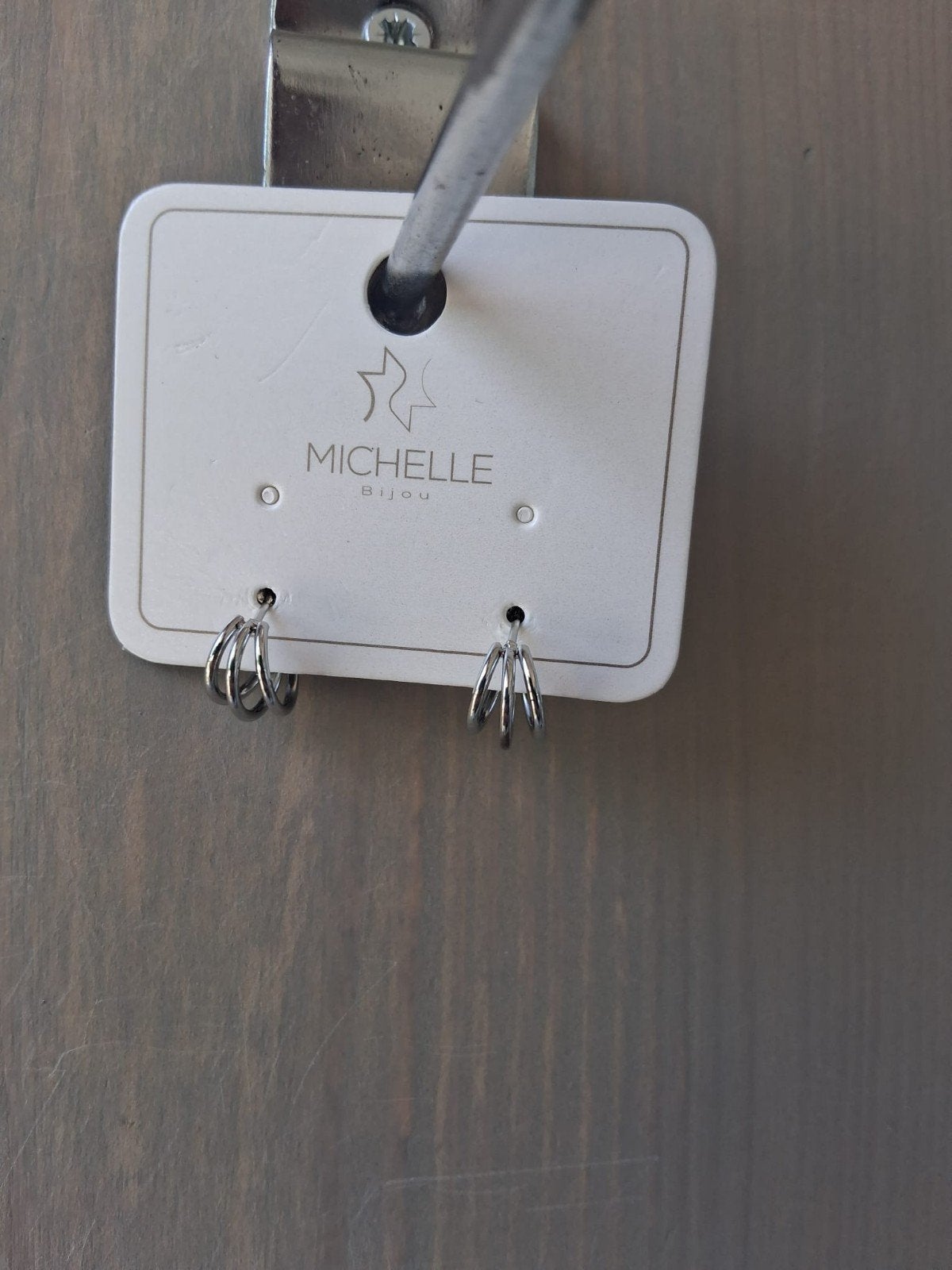 Michelle Bijou Zilverkleurige Oorbellen - Nieuw, Ophalen of Verzenden