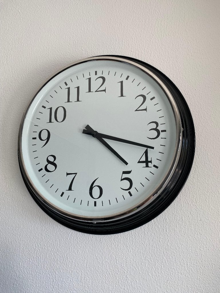 Klok - 59 cm, Ophalen, IKEA, Analoog, Werkt op batterijen