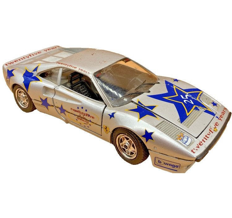 GEZOCHT: Ferrari GTO 25 years Bburago, Ophalen of Verzenden, Zo goed als nieuw, Auto, Bburago