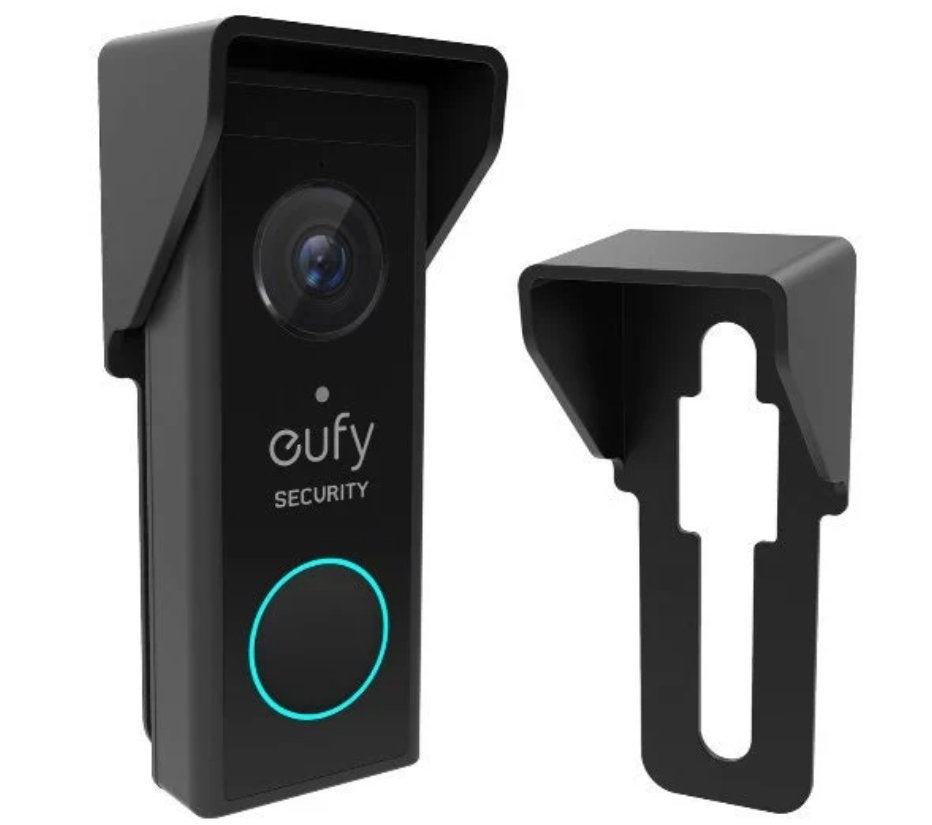 Eufy videodeurbel bescherming cover afdakje, Ophalen of Verzenden, Nieuw, Zwart, Kunststof