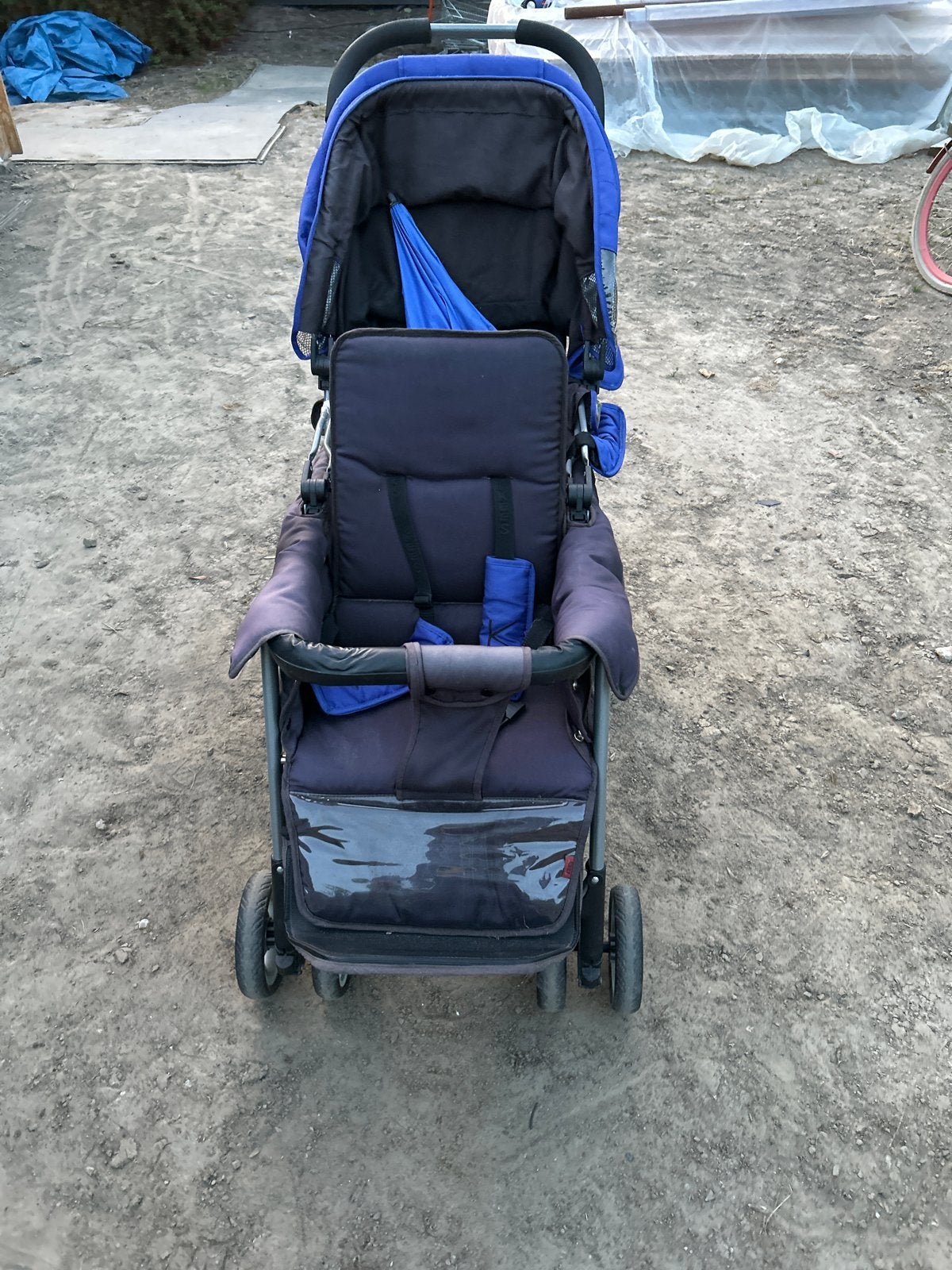 Duo wandelwagen, Ophalen, Gebruikt, Overige merken, Verstelbare rugleuning