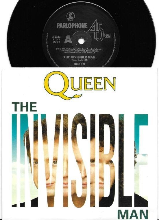 Queen 7" The Invisible Man 1989 Australia, Gebruikt, 7 inch, Ophalen of Verzenden, Pop