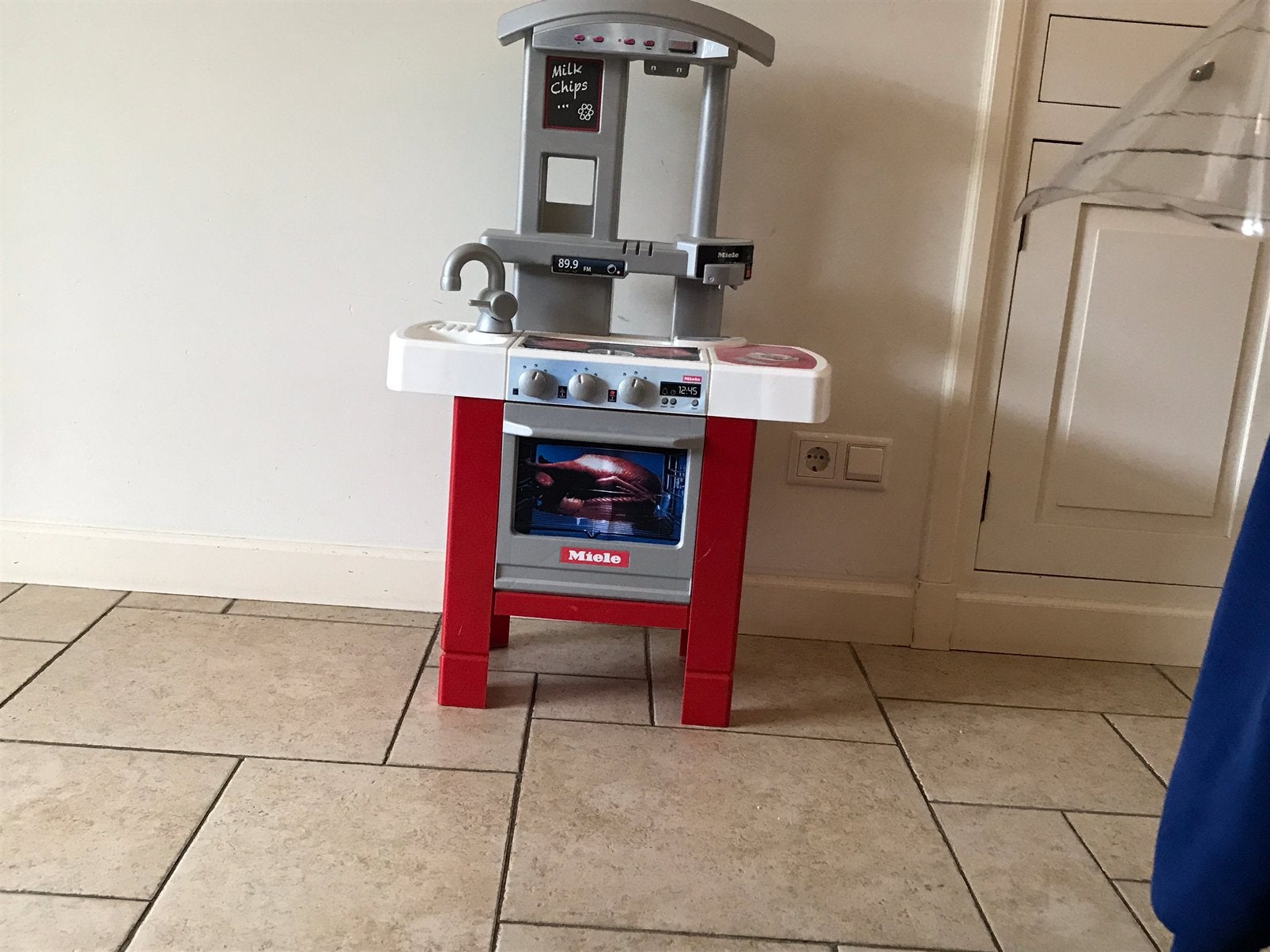 Speelkeuken met bestek, bordjes en eten, Ophalen, Nieuw, Kunststof, Speelkeuken