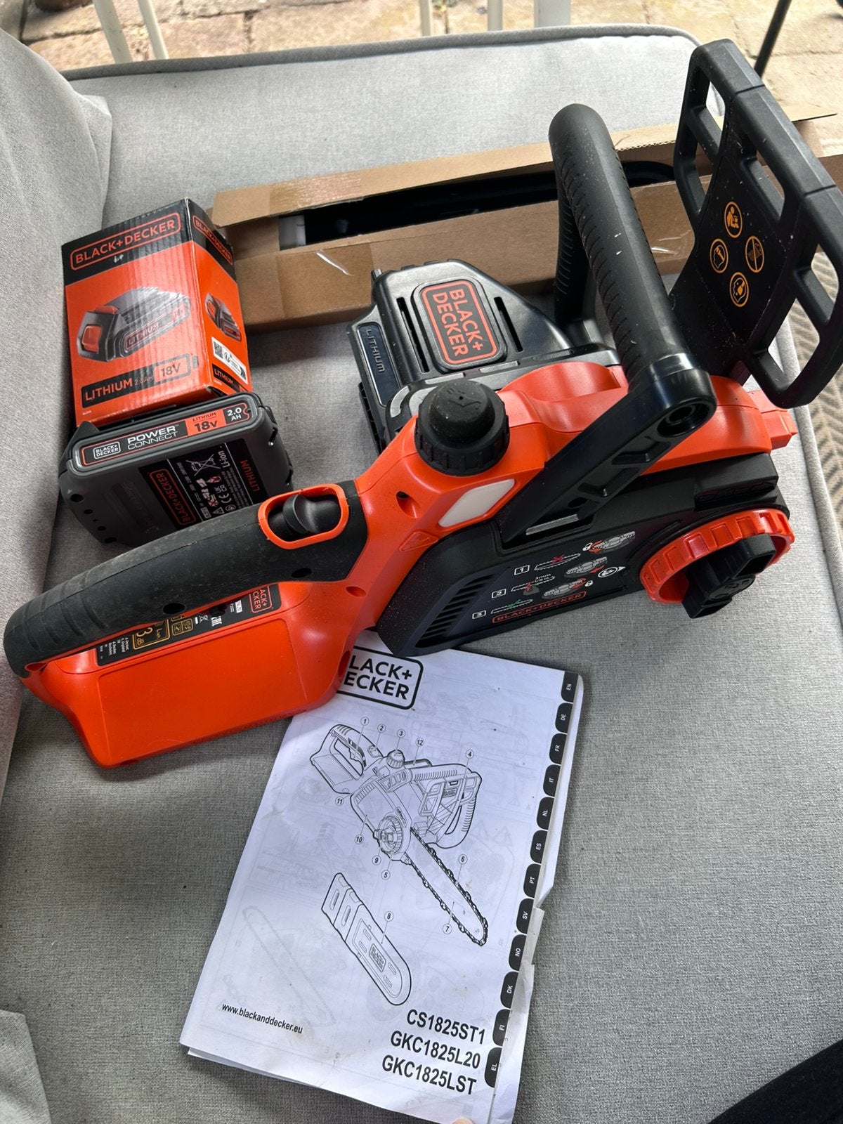 De Black&Decker Kettingzaag incl 2 accu’s **, Ophalen of Verzenden, Nieuw