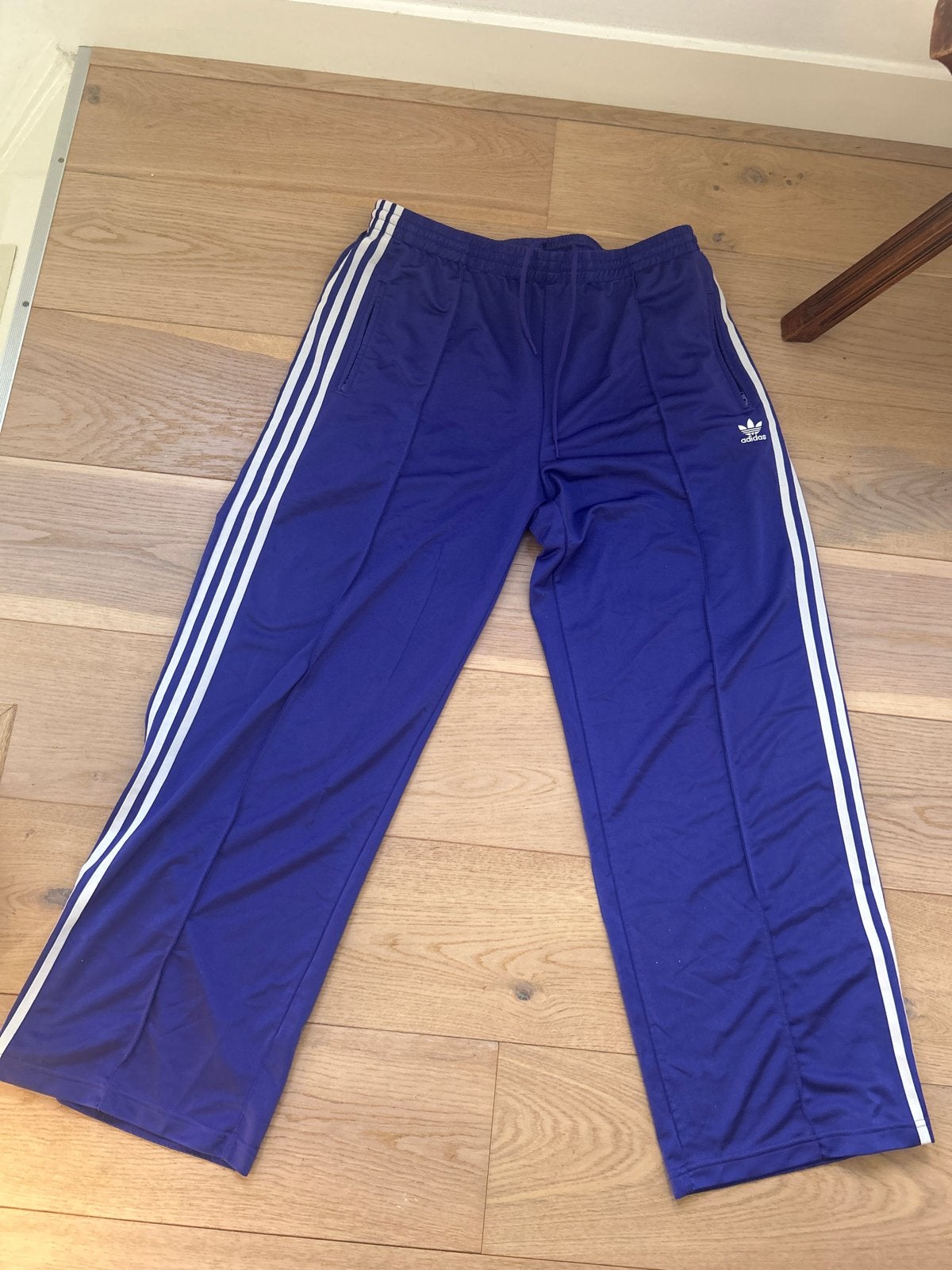 Adidas Sportbroek Paars/Blauw Maat XL - Zo goed als nieuw, Ophalen of Verzenden, Zo goed als nieuw, Maat 46/48 (XL) of groter