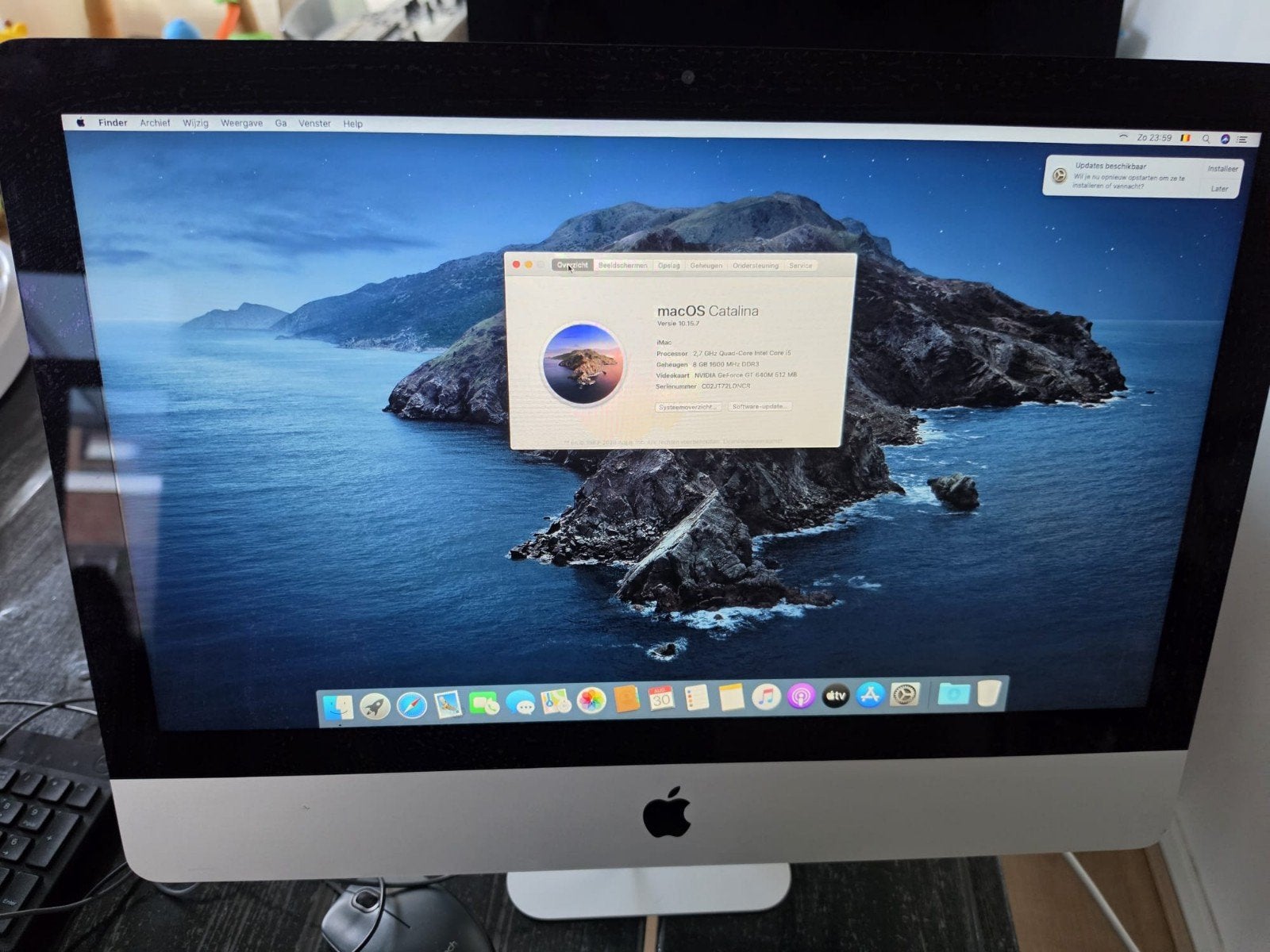 Imac 2013, Computers en Software, Apple Desktops, Gebruikt, 2 tot 3 Ghz, IMac, Ophalen of Verzenden
