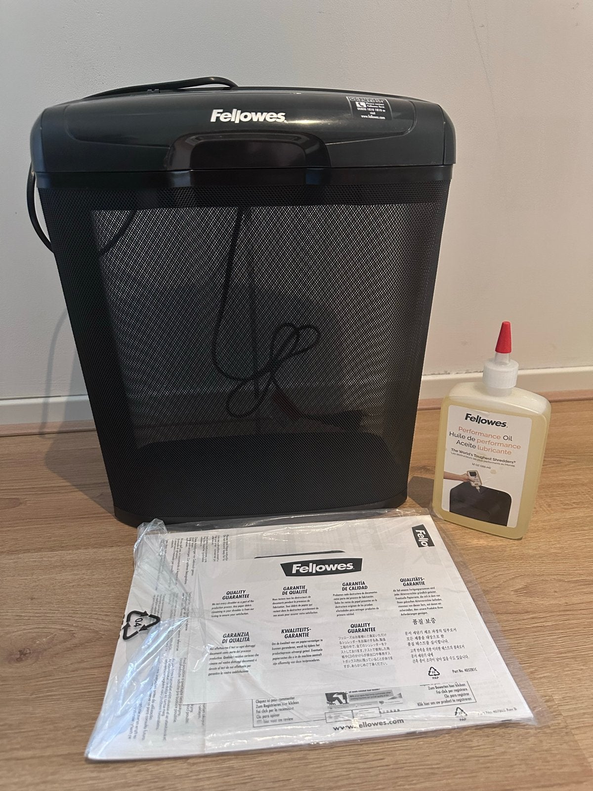 Fellowes Powershred M-7CM papierversnipperaar, Ophalen, Overige typen