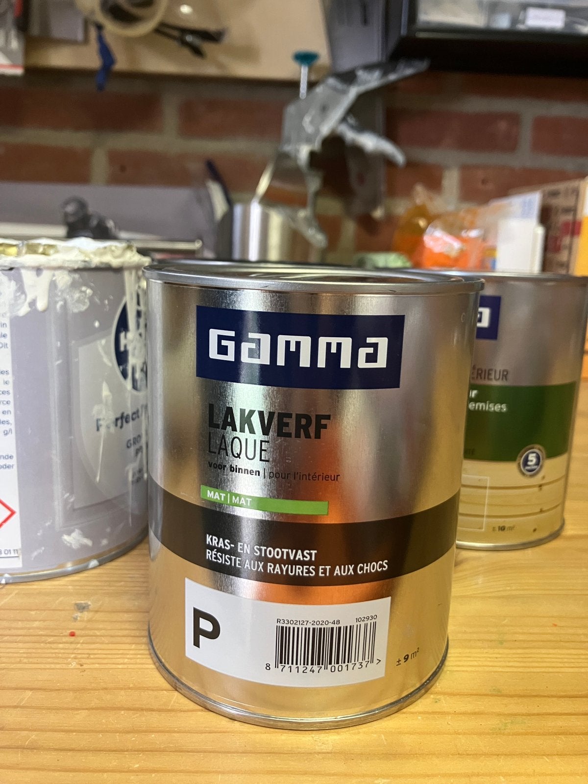 Gamma binnenlak zijdeglans, antique pink, 750ml, Ophalen, Nieuw, Roze, Lak