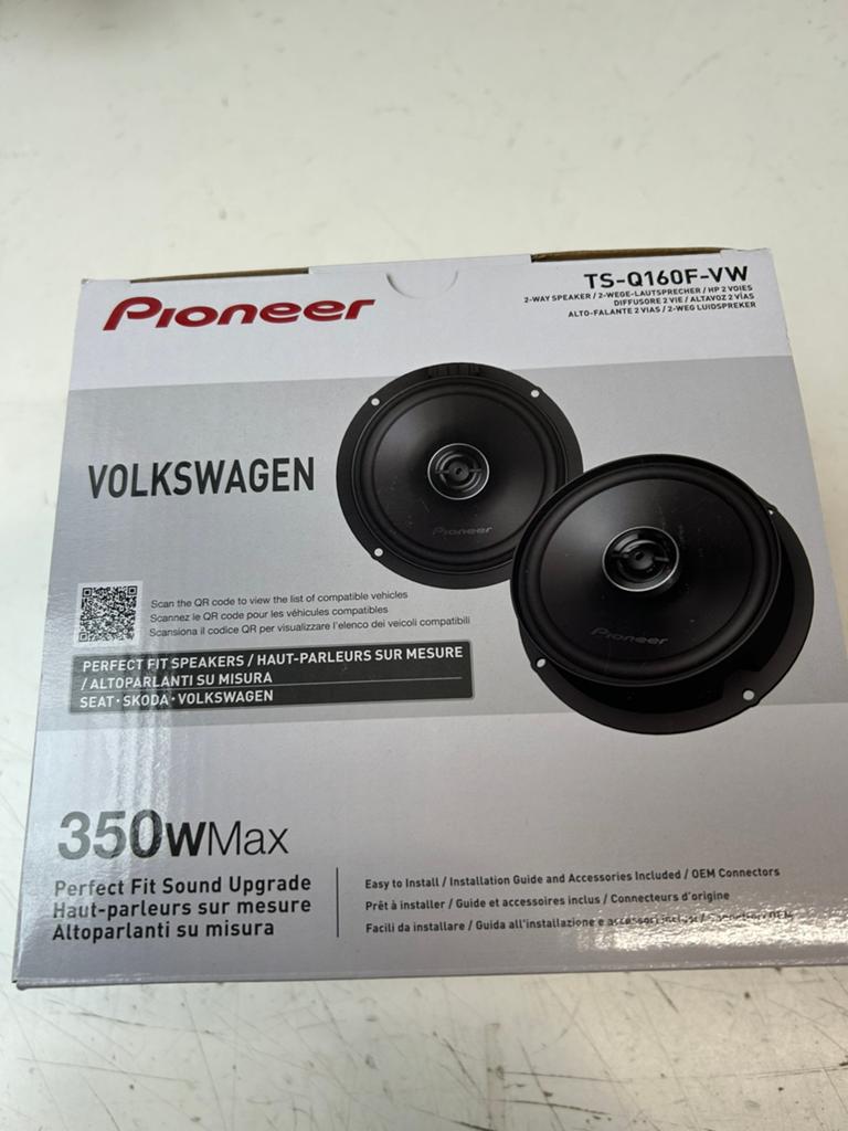 Pioneer TS-Q160F-VW 6.5" 350W 2-Way Coaxial Speaker, Ophalen of Verzenden, Info@pioneer.com, Belgie, Pioneer Benelux BV