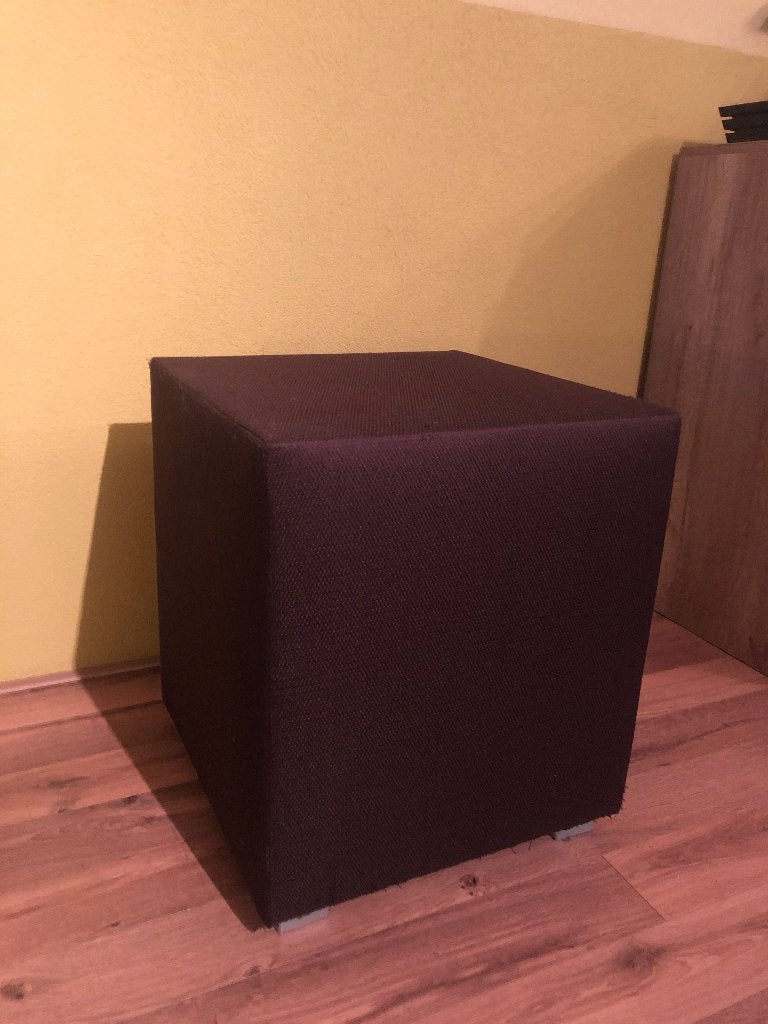 Poef, Minder dan 50 cm, Rond, Minder dan 50 cm, Ophalen of Verzenden