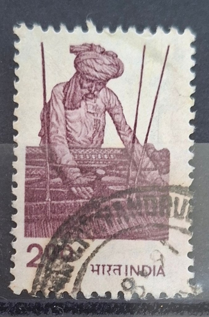India Postzegel (B3-P28), Ophalen of Verzenden, Gestempeld, Zuid-Azië