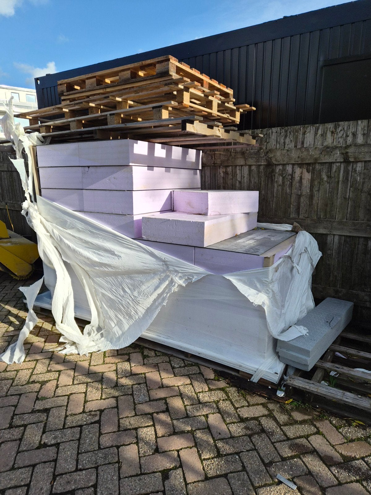 Isolatieplaten xps 20 cm met cementgebonden plaat, Ophalen, Gebruikt, Hardschuim (Pir), 15 m² of meer