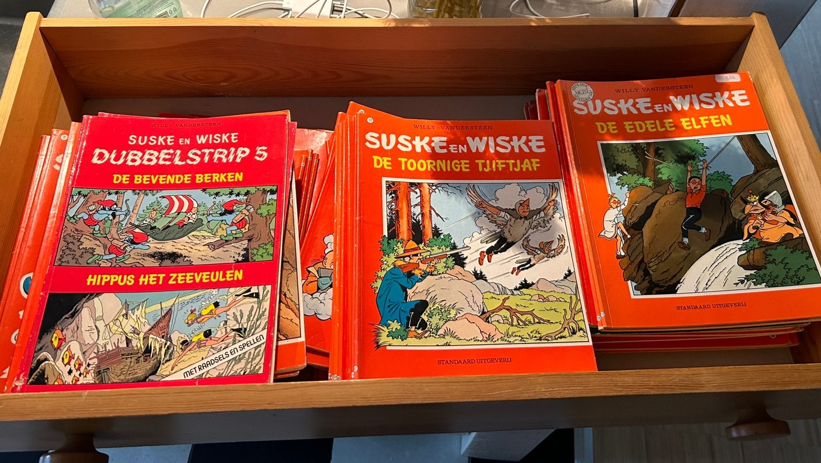 Grote collectie Suske en Wiske stripboeken, Boeken, Meerdere stripboeken, Ophalen of Verzenden, Gelezen