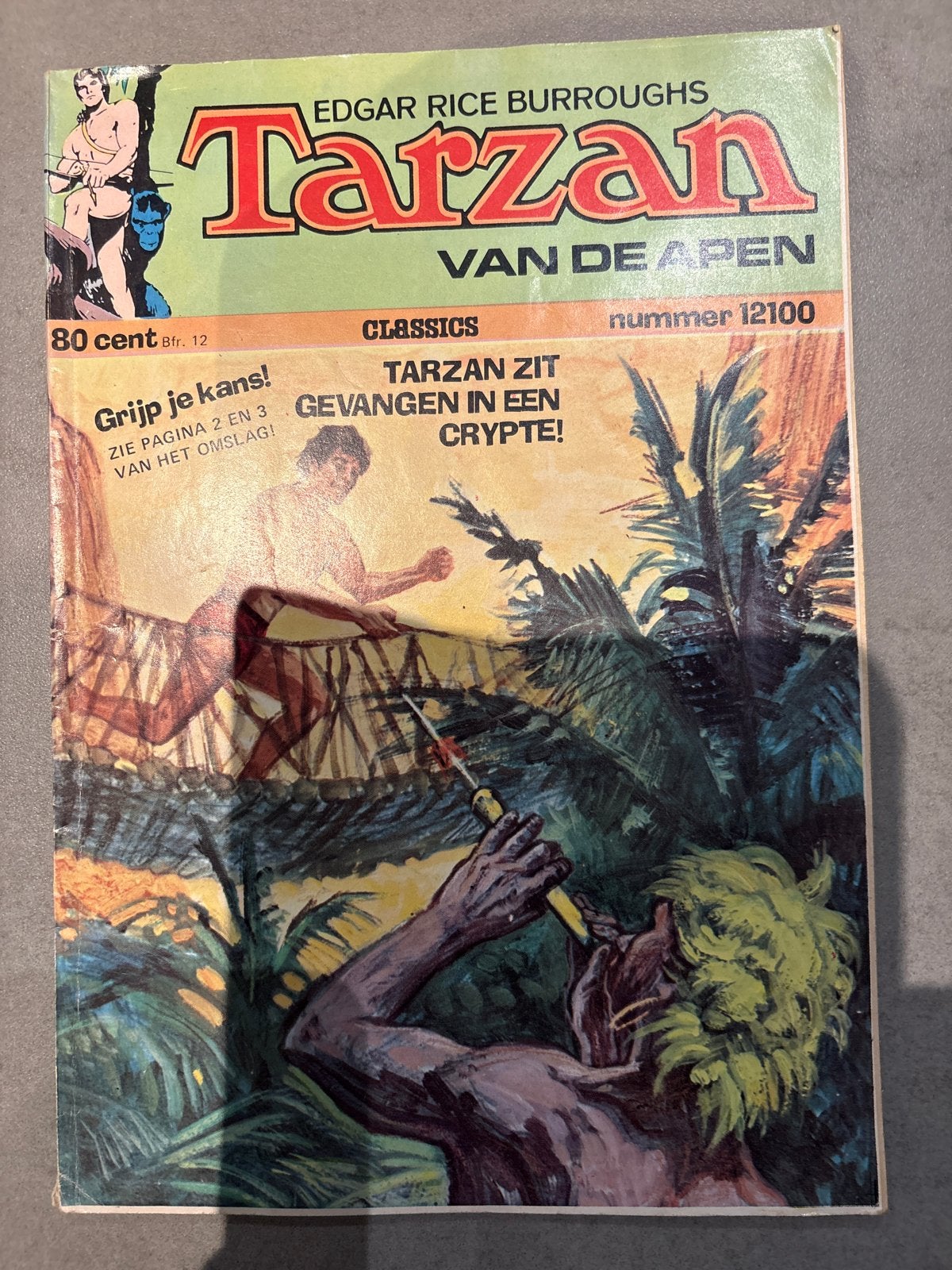 Tarzan van de Apen - Classics nummer 12100, Boeken, Eén stripboek, Ophalen of Verzenden, Gelezen