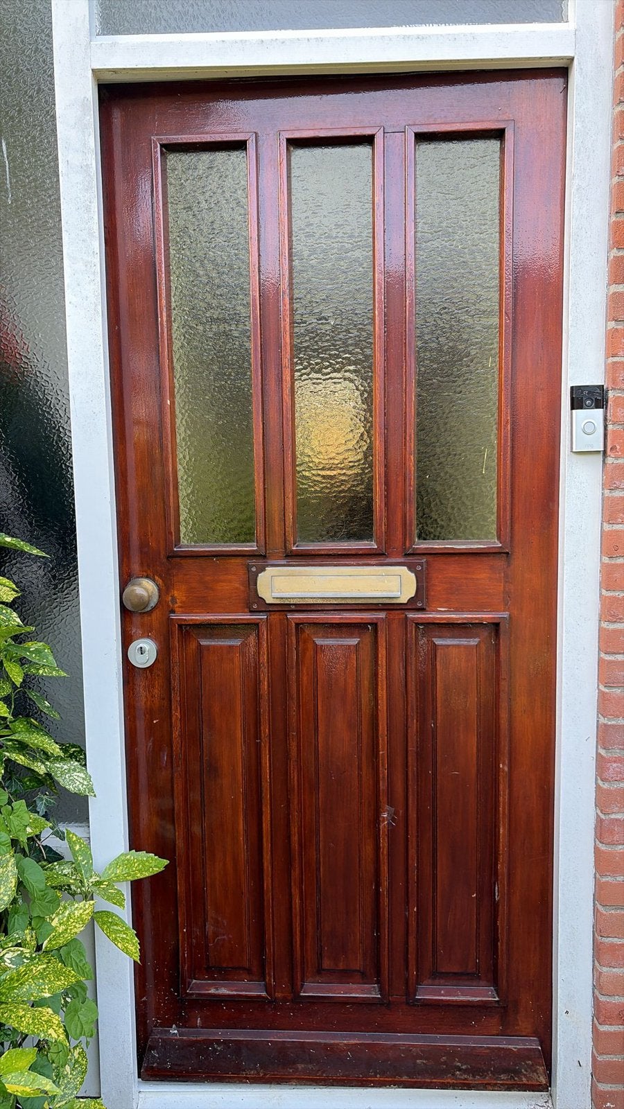 Buitendeur met hang en sluitwerk prijs verlaagd, Ophalen, Gebruikt, Rvs, Slot