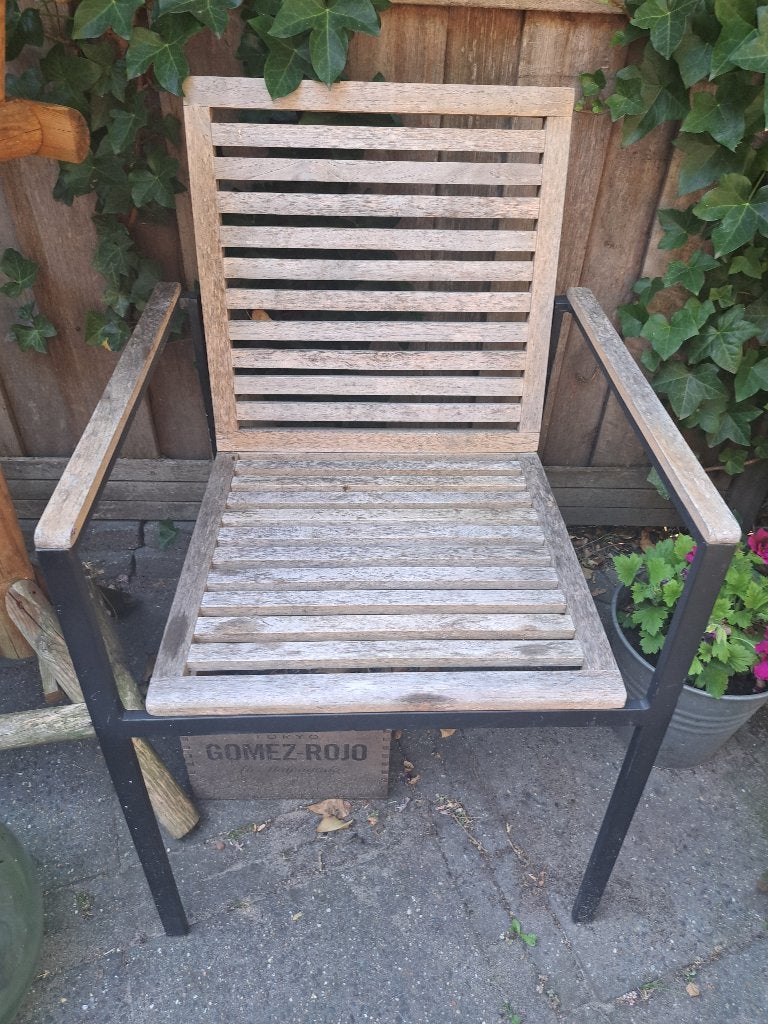 Stoel tuin, Tuin en Terras, Ophalen, Gebruikt