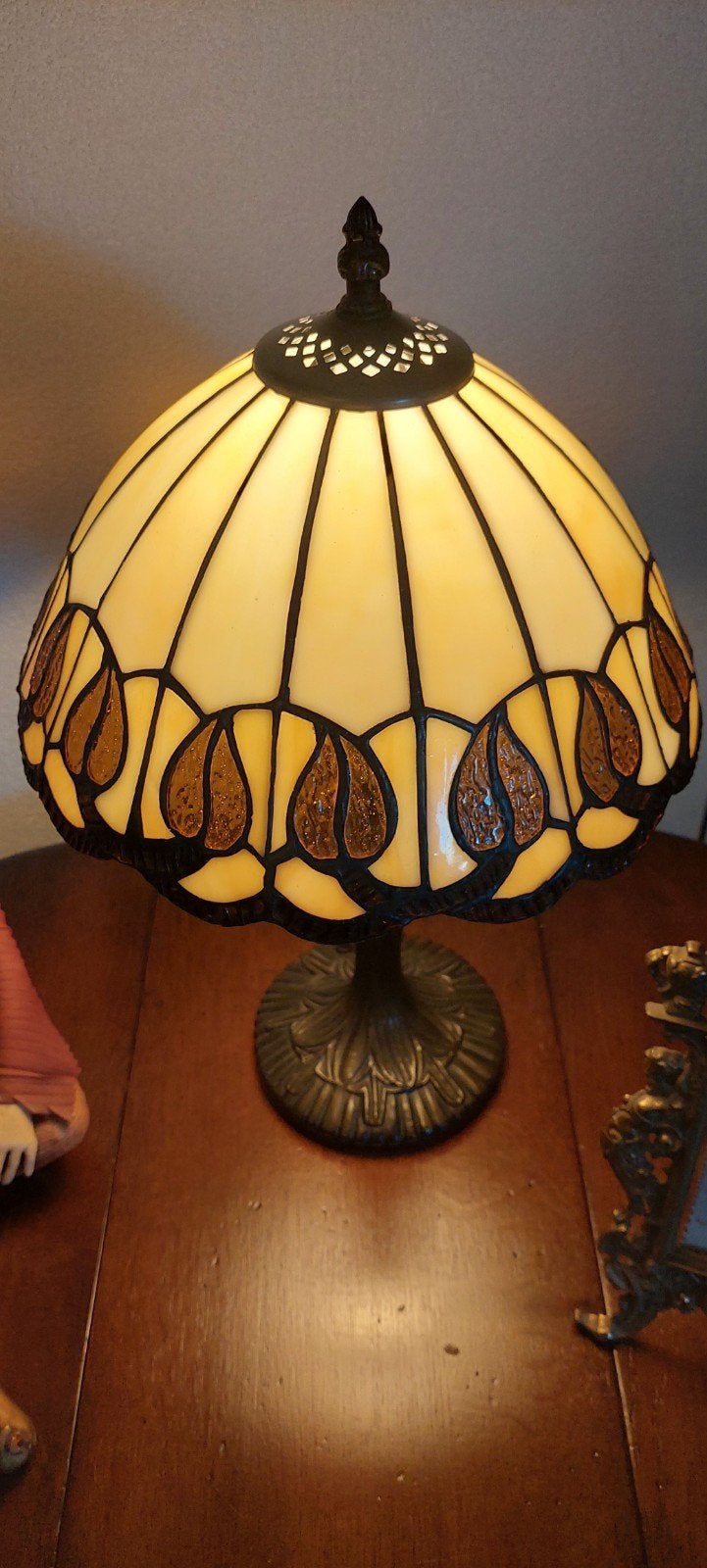 Tiffany schemerlamp, Ophalen, Zo goed als nieuw, Minder dan 50 cm