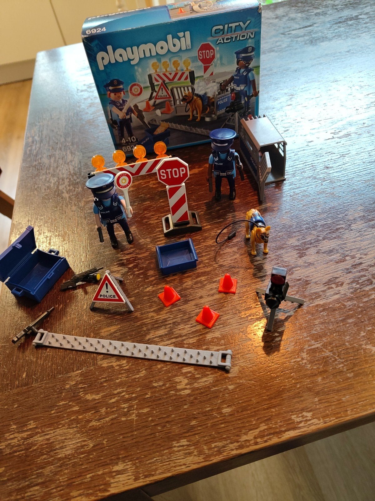Playmobil politie controlepost, Ophalen of Verzenden, Zo goed als nieuw