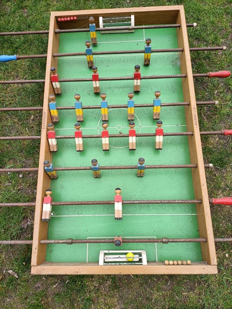 Oud origineel Homas voetbalspel met handleiding, Ophalen, Gedragen, Overige maten