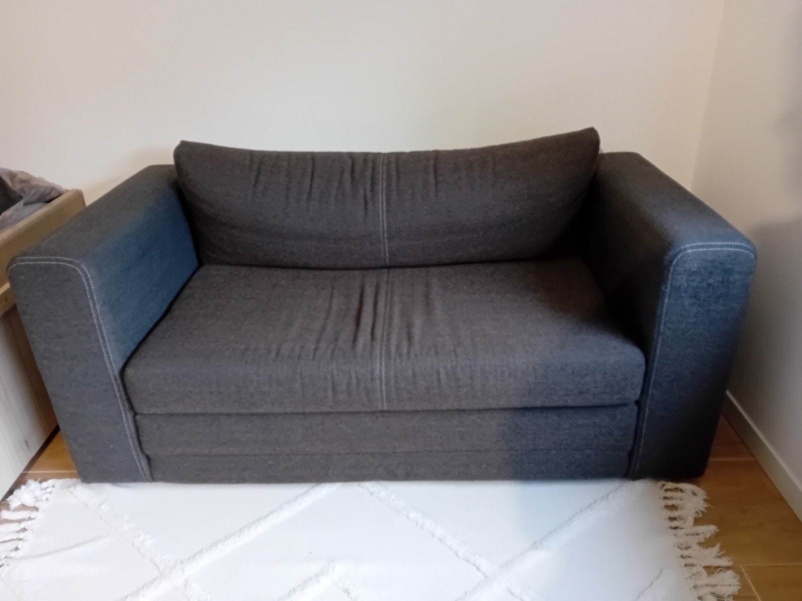 Slaapbank Sirena logeerbed, Ophalen, 140 cm, Zo goed als nieuw, Twijfelaar