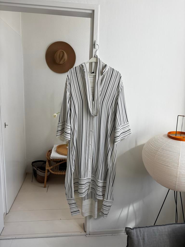 joseph, Lange gestreepte blouse/jurk 100 procent zijde., Ophalen of Verzenden, Zo goed als nieuw, Maat 42/44 (L), Overige kleuren