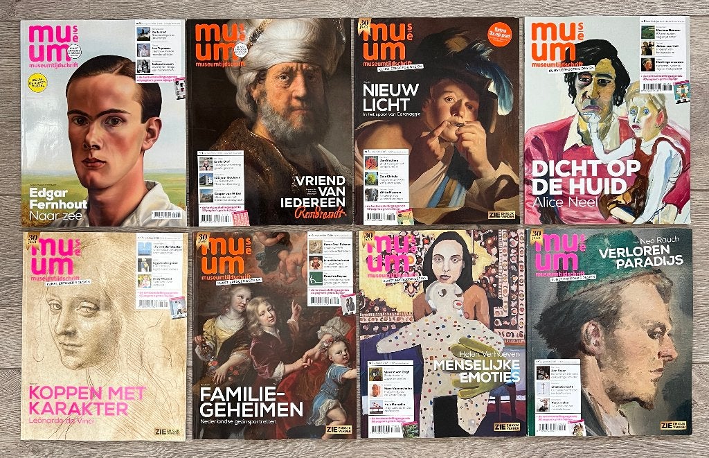 8 x Museumtijdschrift - Het grootste kunsttijdschrift van NL, Ophalen of Verzenden, Zo goed als nieuw