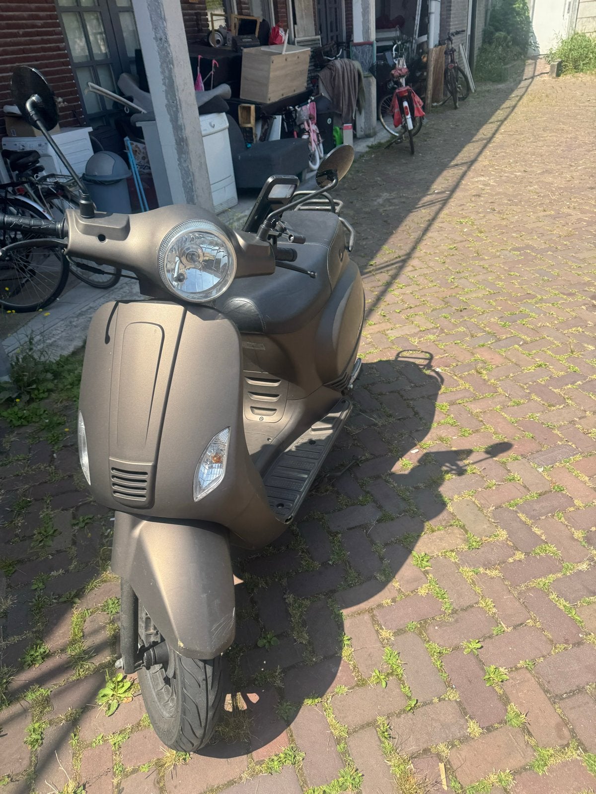 Senzo scooter - Bruin - Gebruikt, Ophalen, Gebruikt, Benzine, Overige merken