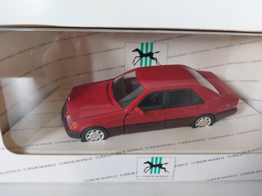 Cursor Mercedes-Benz W140 S klasse rood nieuw in doos, Ophalen of Verzenden, Nieuw, Auto, Overige merken