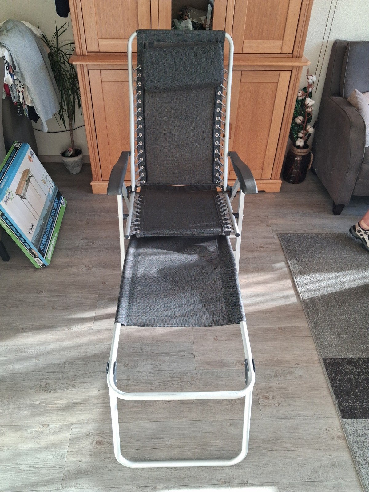 2 Stoelen met voetensteun van Human Nature, Caravans en Kamperen, Ophalen of Verzenden, Zo goed als nieuw