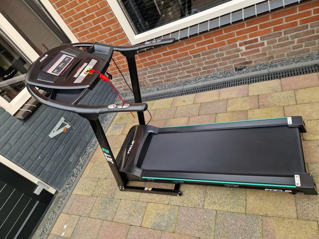 In nieuwstaat Focus Fitness JET 2 elecktrische loopband., Sport en Fitness, Fitnessapparatuur, Ophalen, Benen, Zo goed als nieuw