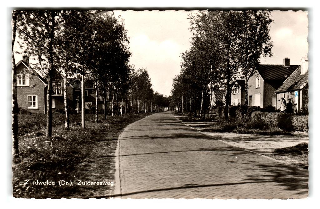 Zuidwolde, Zuideresweg, Verzenden, 1940 tot 1960, Gelopen, Drenthe