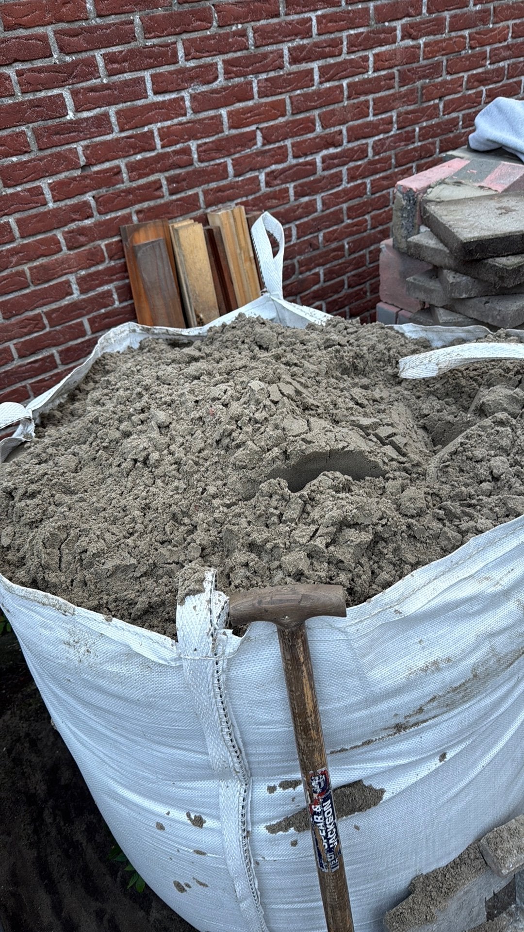 Big bag zand - Ophoogzand zsm ophalen, Ophalen, Gebruikt, Straatzand